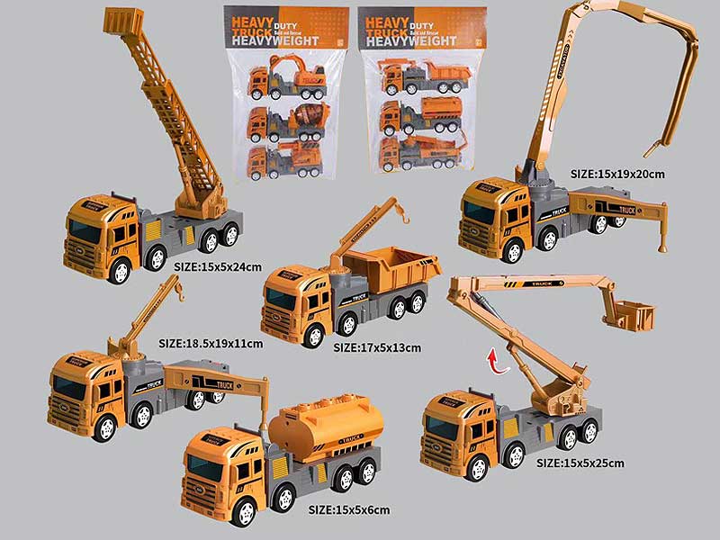 Friction Construction Truck(3in1) toys