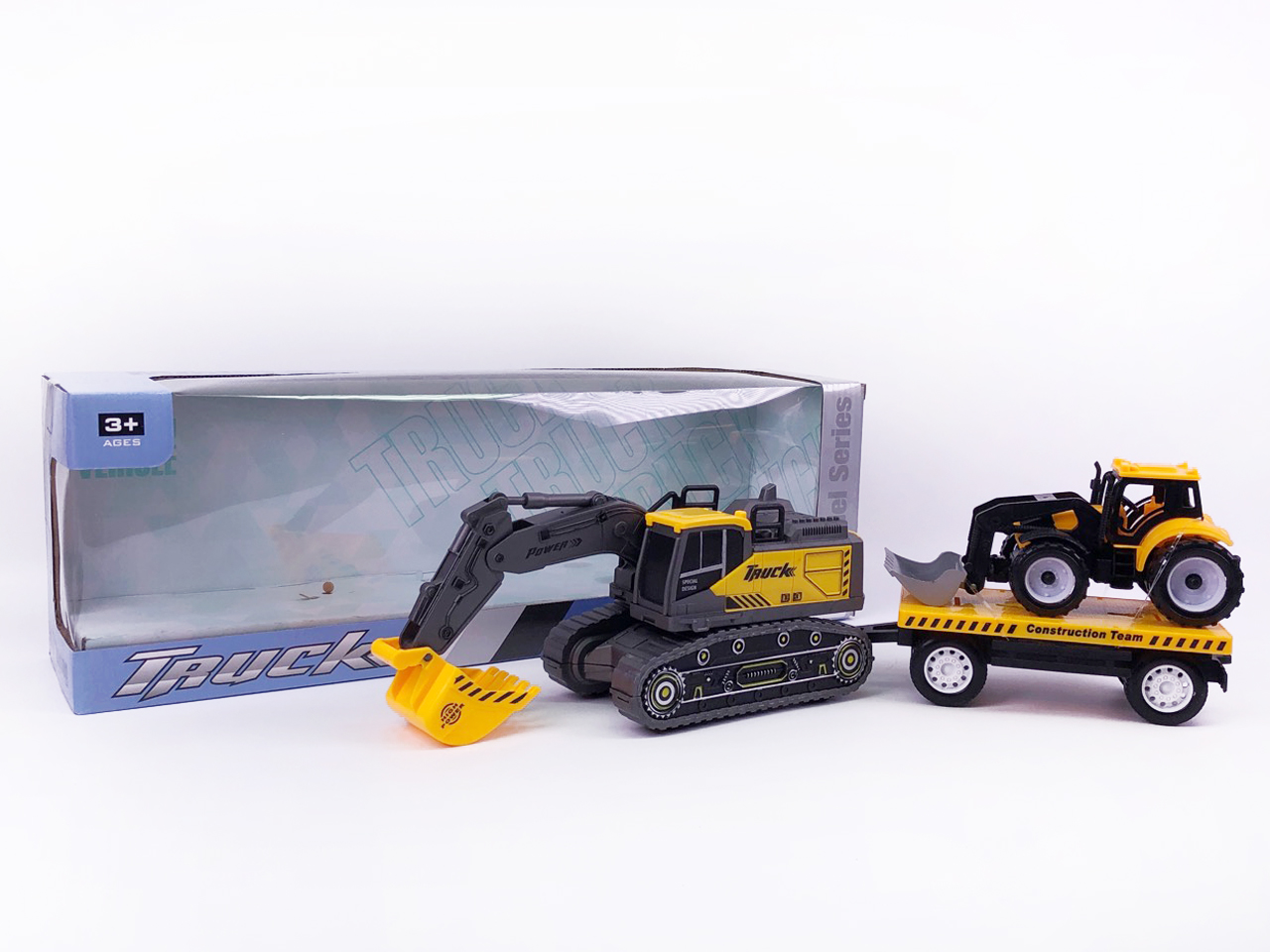 Friction Construction Truck(3S) toys