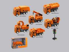 Friction Construction Truck Set(6S)