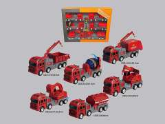 Friction Rescue Car Set(6in1)