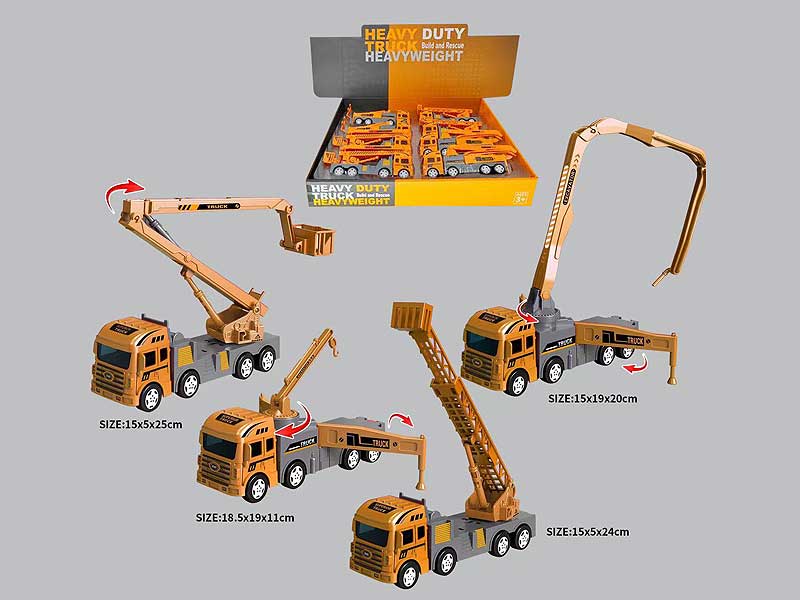 Friction Construction Truck(8in1) toys