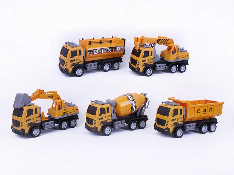 Friction Construction Truck(5S) toys