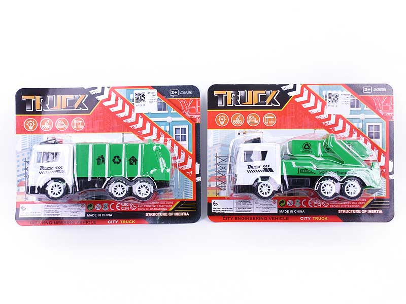 Friction Sanitation Truck(2S) toys