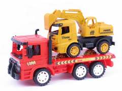 Friction Truck Tow Free Wheel Construction Truck toys