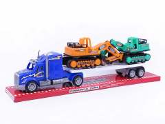 Friction Truck Tow Construction Truck|(2C) toys