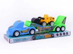 Friction Car Tow Construction Truck