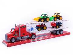 Friction Double Deck Trailer toys