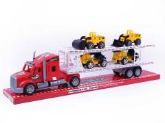 Friction Double Deck Trailer toys