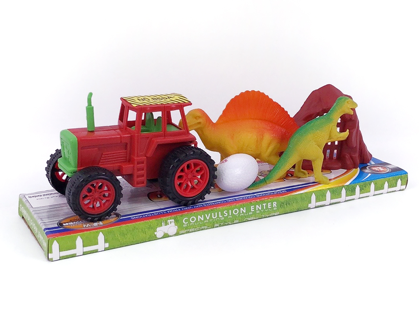 Friction Farmer Tractor Set toys