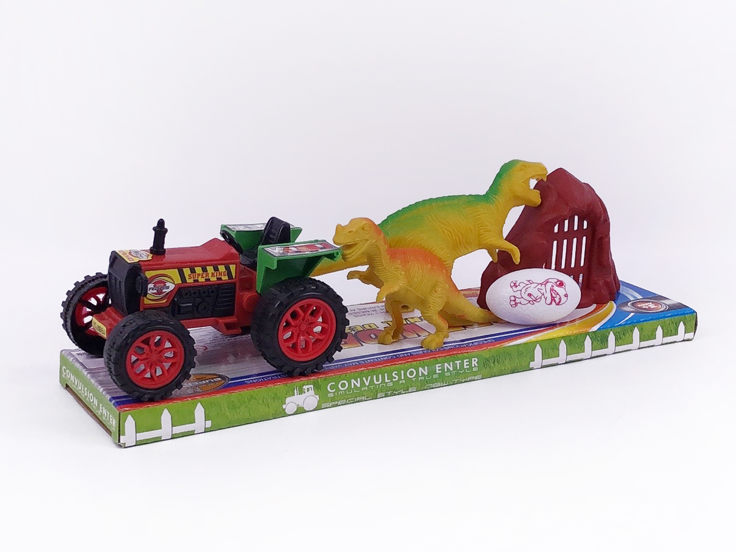 Friction Farmer Tractor Set toys