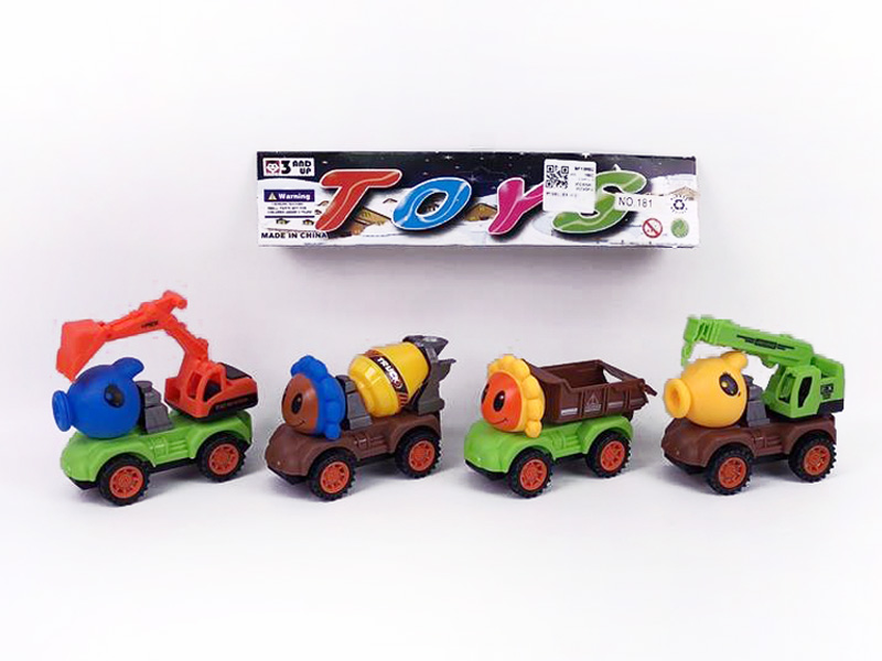 Friction Construction Truck(4in1) toys