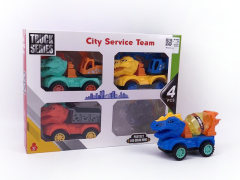 Friction Construction Truck(4in1) toys