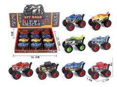Die Cast Stunt Car Friction(12in1)