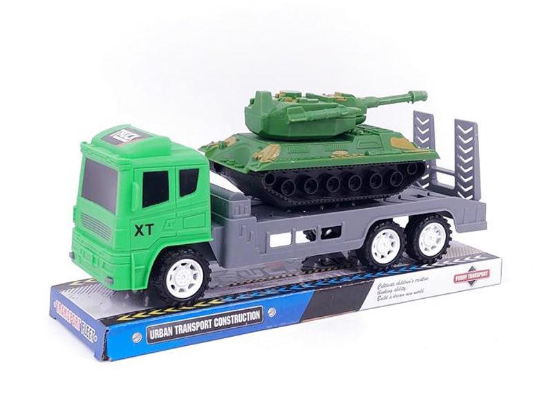 Friction Truck Tow Free Wheel Panzer toys