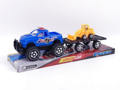 Friction Cross-country Police Car Tow Free Wheel Construction Truck(4S4C)