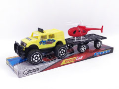 Friction Cross-country Racing Car Tow Plane(4S4C) toys