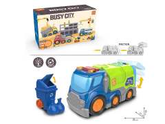 Friction Sanitation Truck toys