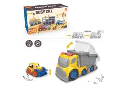 Friction Construction Truck W/L_S toys