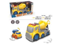 Friction Construction Truck W/L_S toys