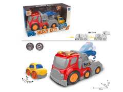 Friction Construction Truck W/L_S toys