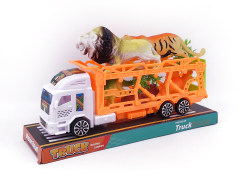 Friction Double Deck Trailer toys