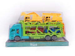 Friction Double Deck Trailer toys