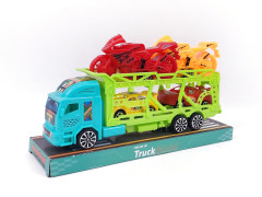 Friction Double Deck Trailer toys