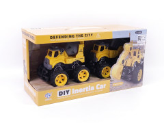 Friction Diy Construction Truck(2in1)
