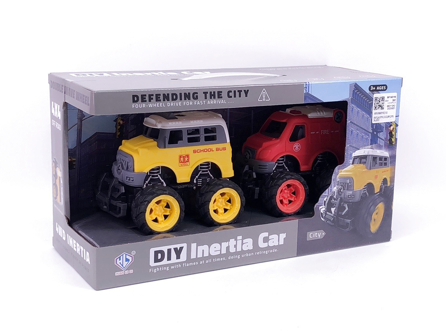 Friction Diy Car(2in1) toys