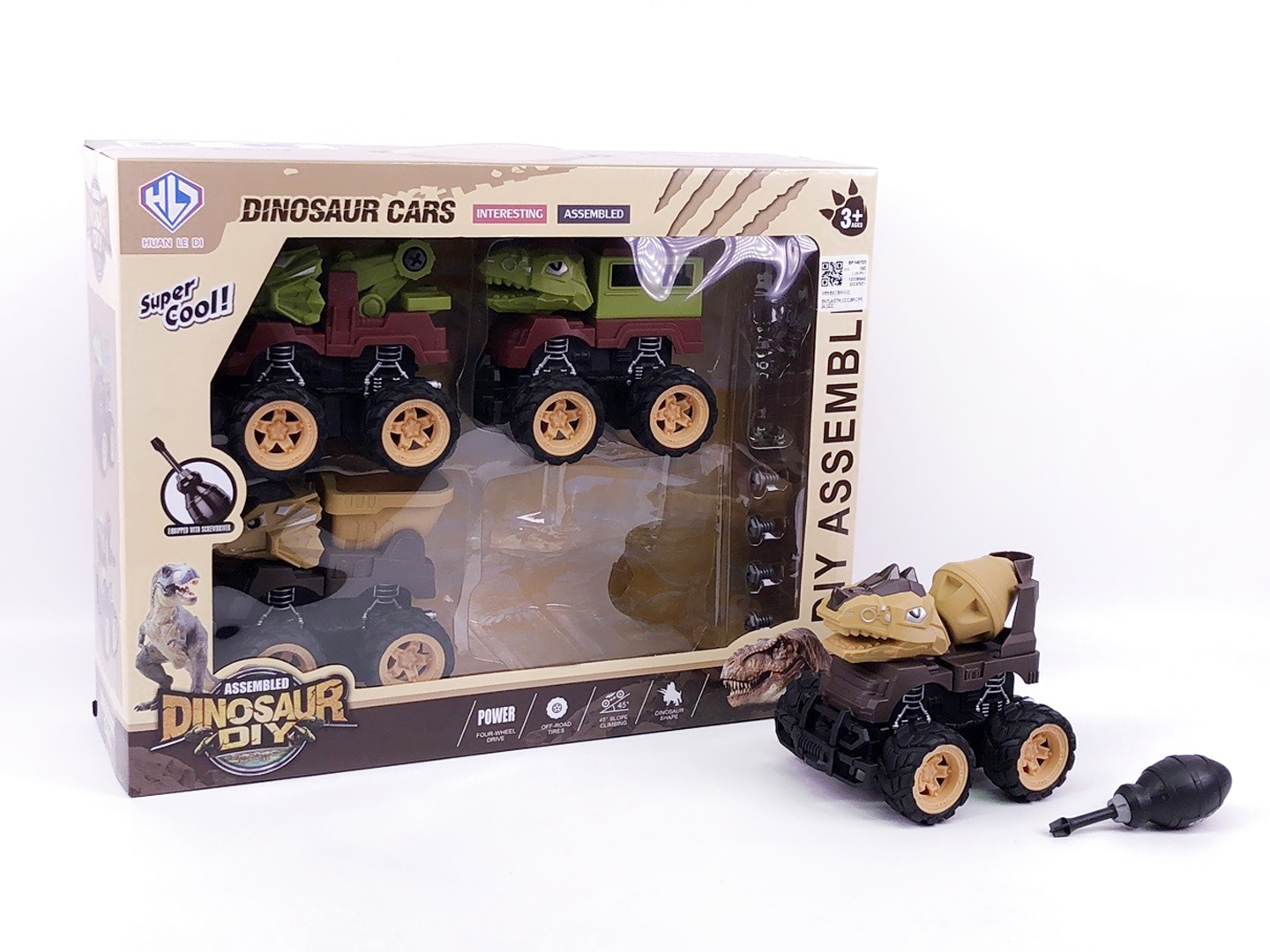 Friction Construction Truck(4in1) toys