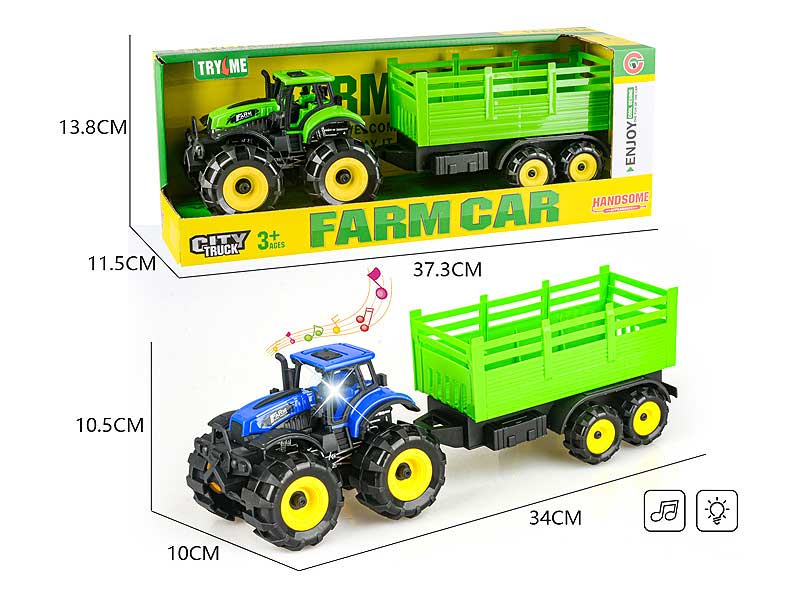 Friction Farm Truck W/L_M(2C) toys