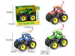 Friction Farmer Truck W/L_M(3C) toys