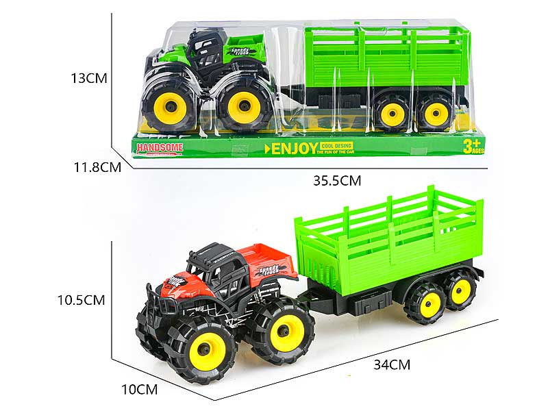 Friction Farm Truck(2C) toys