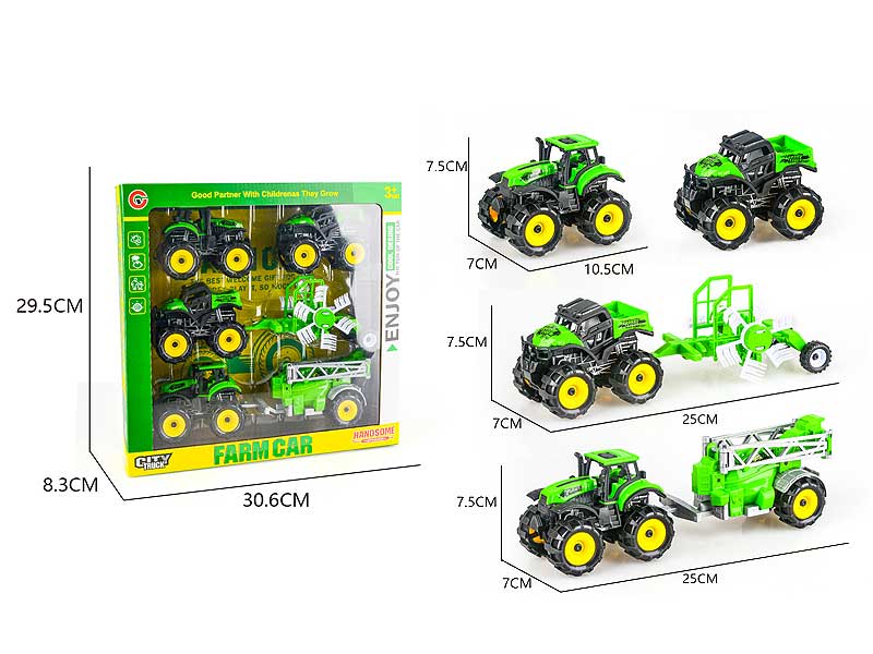 Friction Farmer Truck(4in1) toys