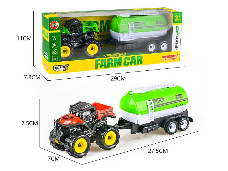 Friction Farm Truck(2C) toys