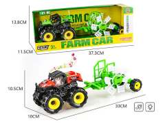 Friction Farmer Truck W/L_M(2C) toys