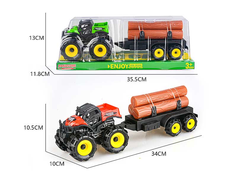 Friction Farmer Truck(2C) toys