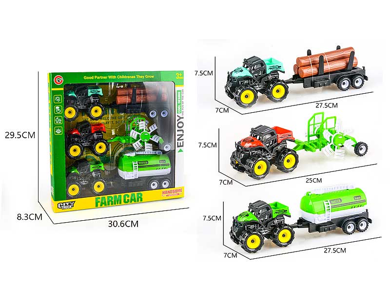 Friction Farmer Truck(3in1) toys