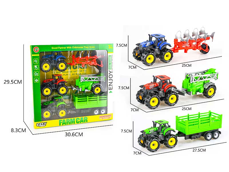 Friction Farmer Truck(3in1) toys