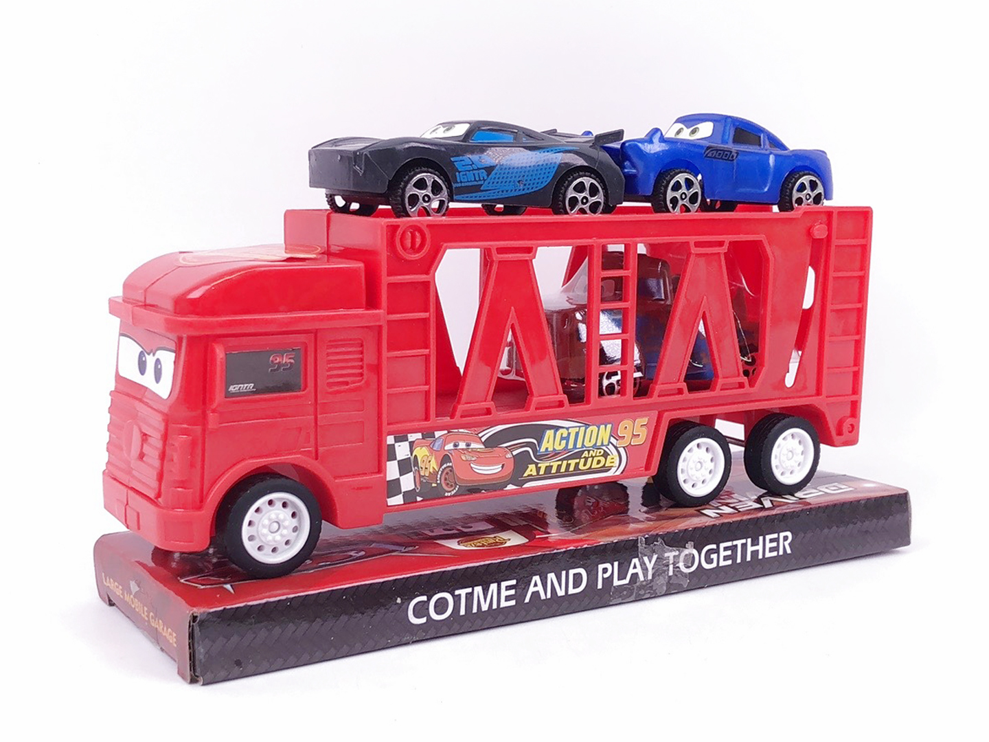 Friction Truck Tow Free Wheel Car toys