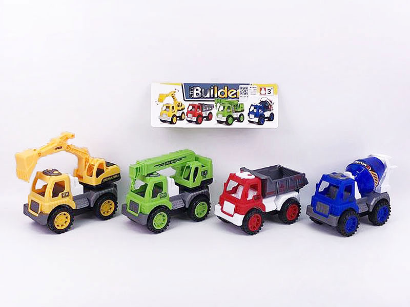 Friction Construction Truck(4S) toys