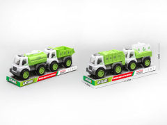 Friction Sanitation Truck(2in11) toys