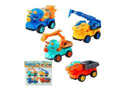 Friction Dinosaur Car(4in1) toys