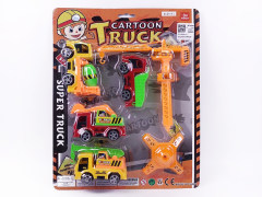 Friction Construction Truck Set(4in1) toys