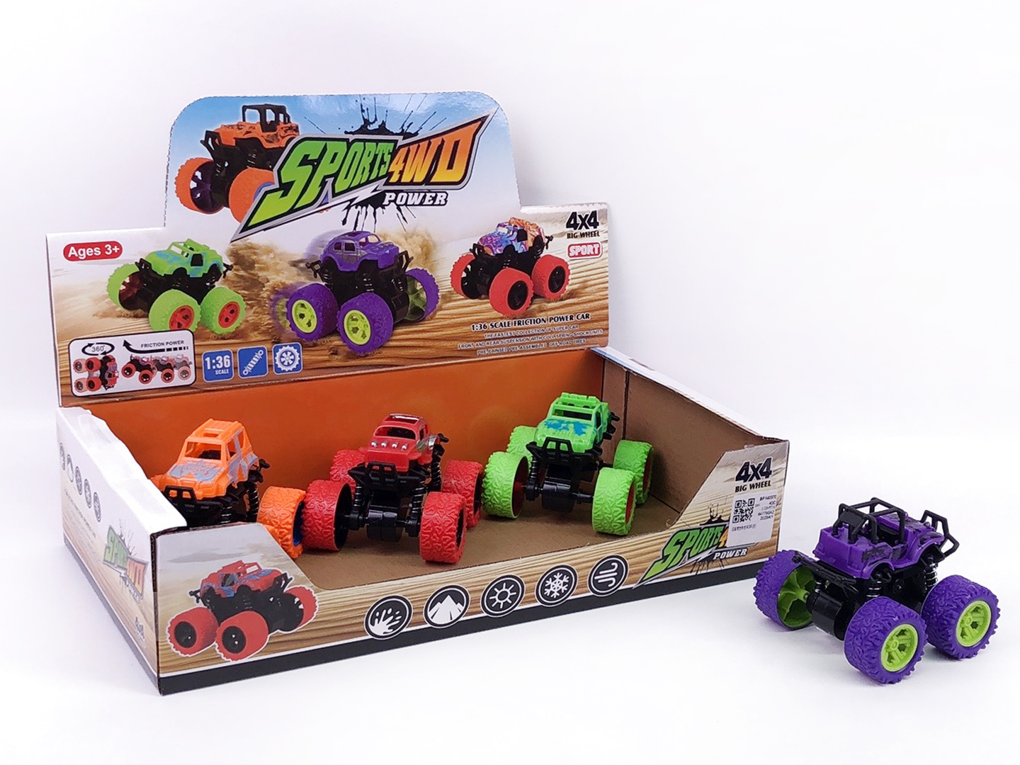 Friction Stunt Car(8in1) toys