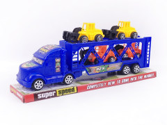 Friction Double Deck Trailer(2C) toys