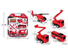 Friction Fire Engine Set