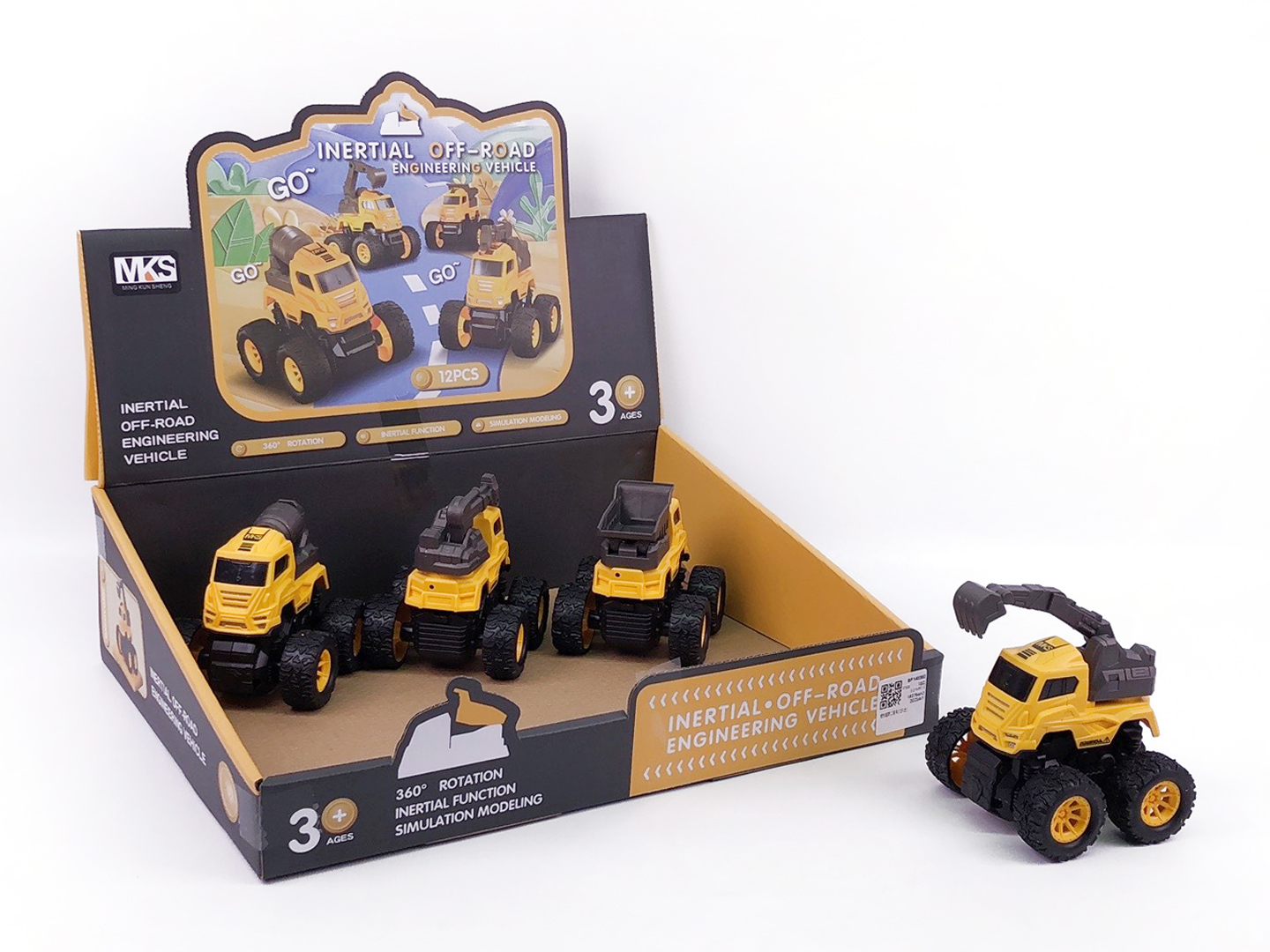 Friction Construction Truck(12in1) toys