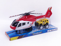 Fricton Helicopter & Free Wheel Car