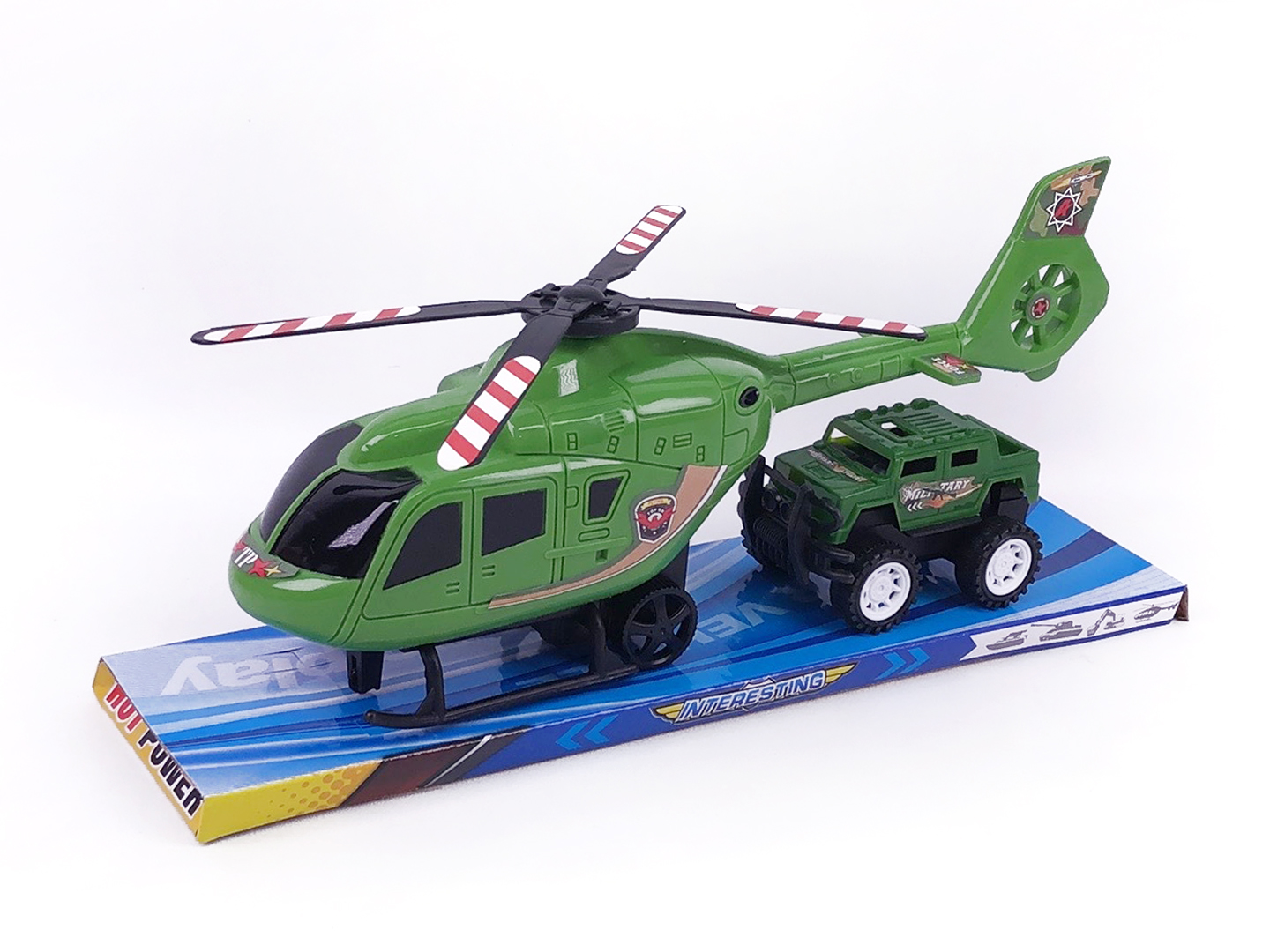 Fricton Helicopter & Free Wheel Car toys